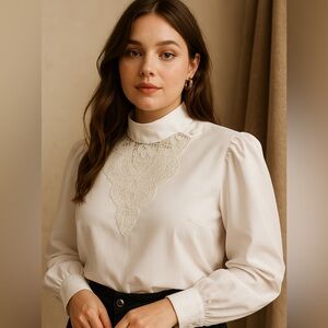 Vintage Elite International White Shirt